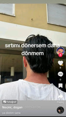 Joker Necmi - Barber Undercut hinten lang - 80 % Grauanteil