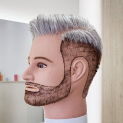 Joker Necmi - Barber Undercut hinten lang - 80 % Grauanteil