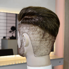 Barber Undercut - Farbe 3 braun