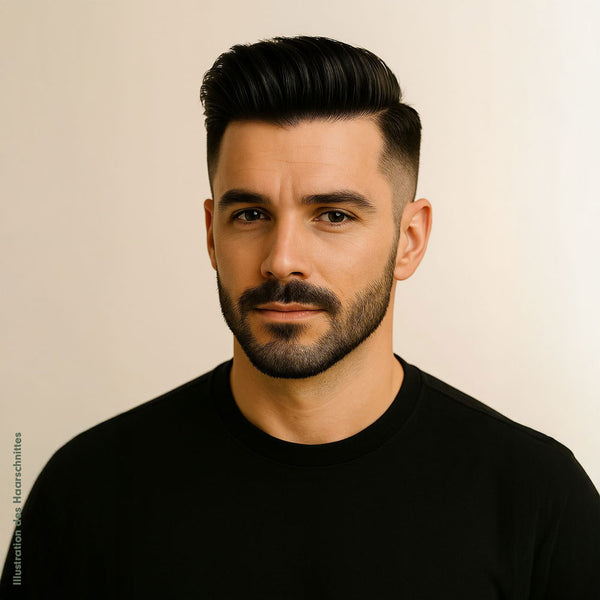 Barber Undercut Illustration