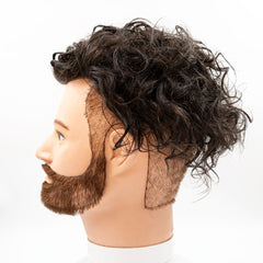 Haarsystem ohne Schnitt - vorgelockt