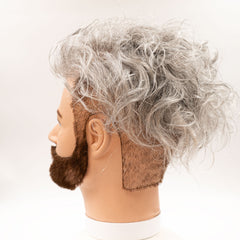 Haarsystem ohne Schnitt - vorgelockt