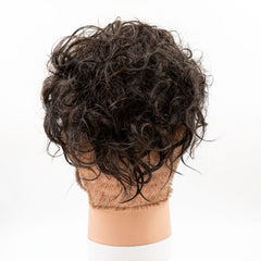 Haarsystem ohne Schnitt - vorgelockt