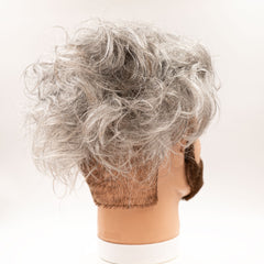 Haarsystem ohne Schnitt - vorgelockt