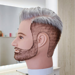 Barber Undercut - 80 % Grauanteil