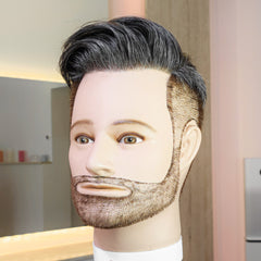 Barber Undercut - Farbe 1b schwarz 40 % Grauanteil