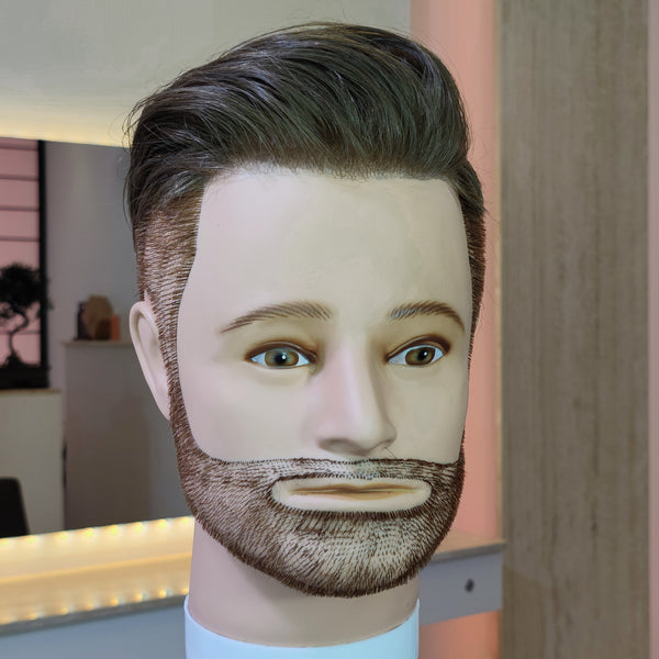 Barber Undercut - Farbe 4 hellbraun/dunkelblond