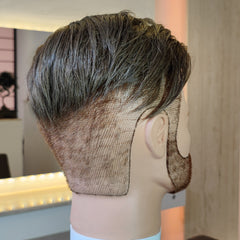 Barber Undercut - Farbe 4 hellbraun/dunkelblond