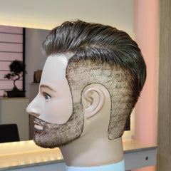 Barber Undercut - Farbe 4 hellbraun/dunkelblond